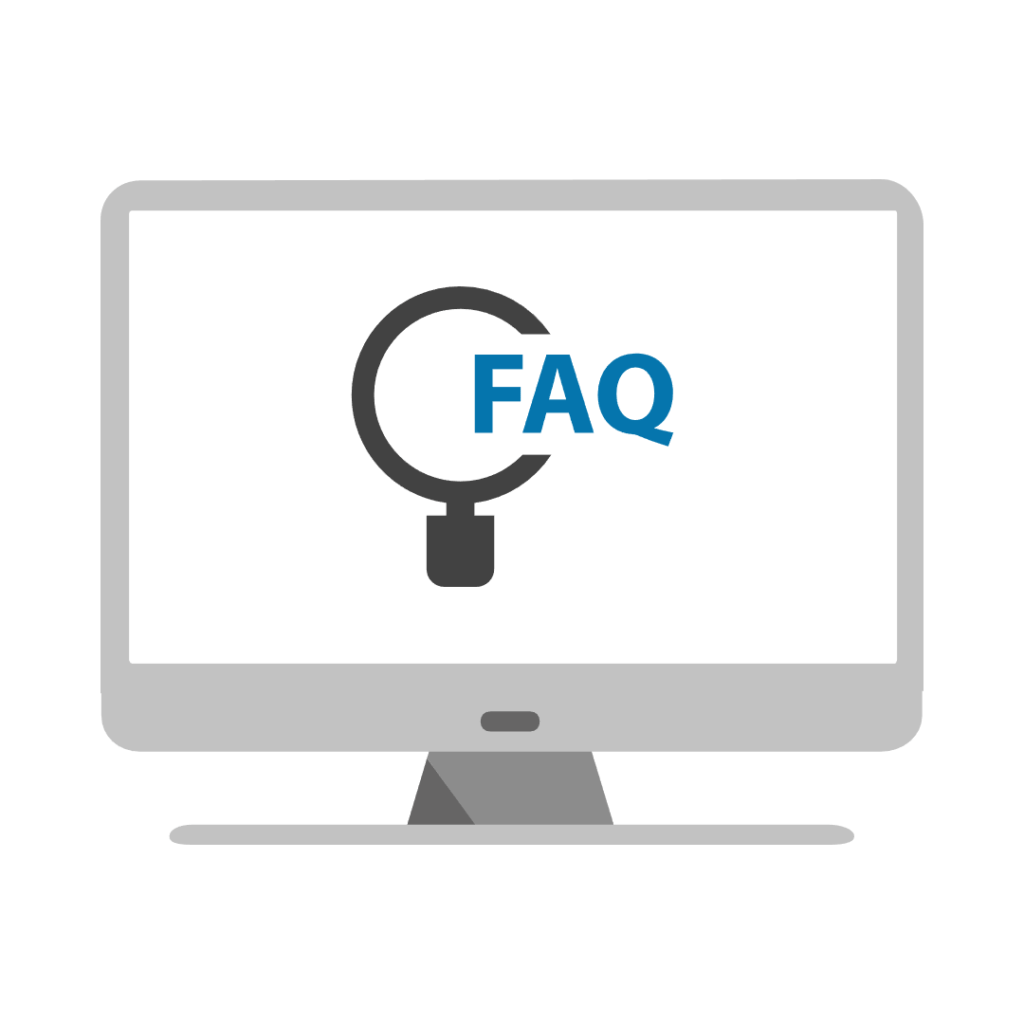 FAQ가 적힌 예시 그림