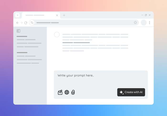 ai 도구를 활용하여 질문하는 이미지입니다.