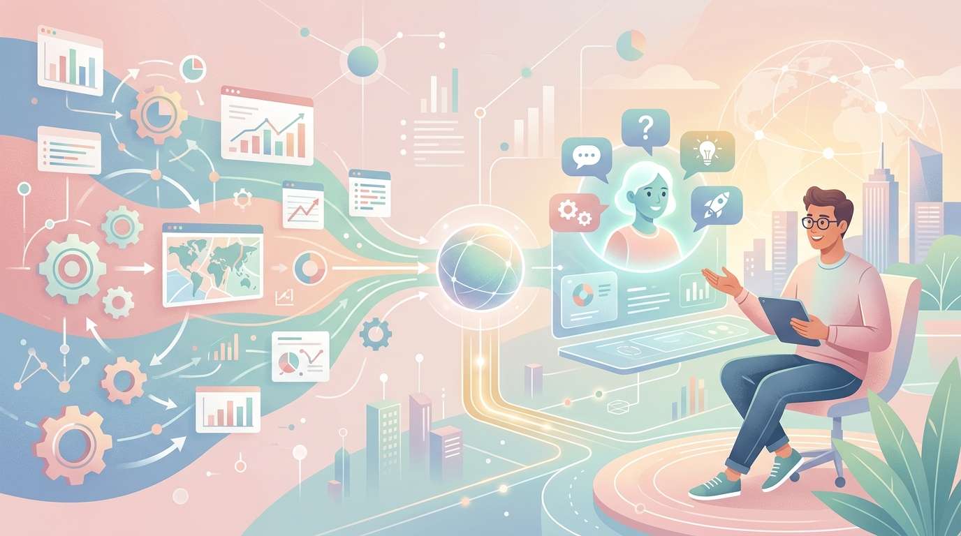 GEOcare V3 업데이트: 이제 GEO 분석은 자동으로, 활용은 대화로 핵심 인포그래픽
