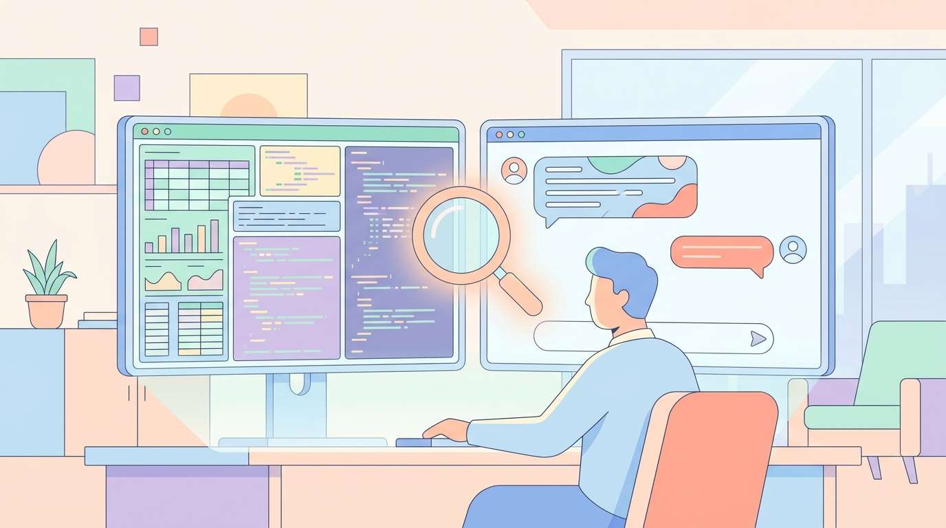 API 추정치와 실제 화면 결과를 나란히 비교하는 모습
