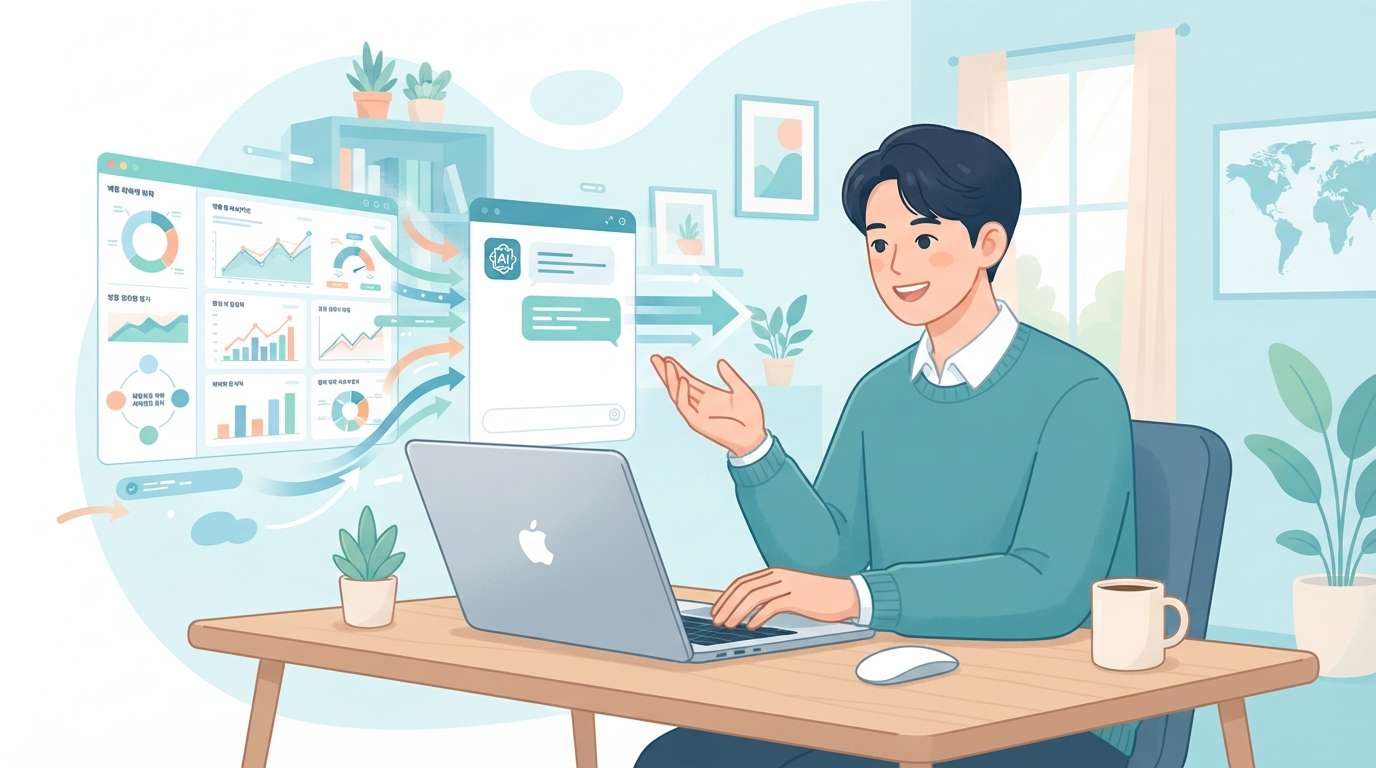 인터넷트렌드 MCP 오픈: 구글 로그인 한 번이면 누구나 Claude · ChatGPT 에서 국내 웹 이용 통계를 분석합니다 관련 이미지