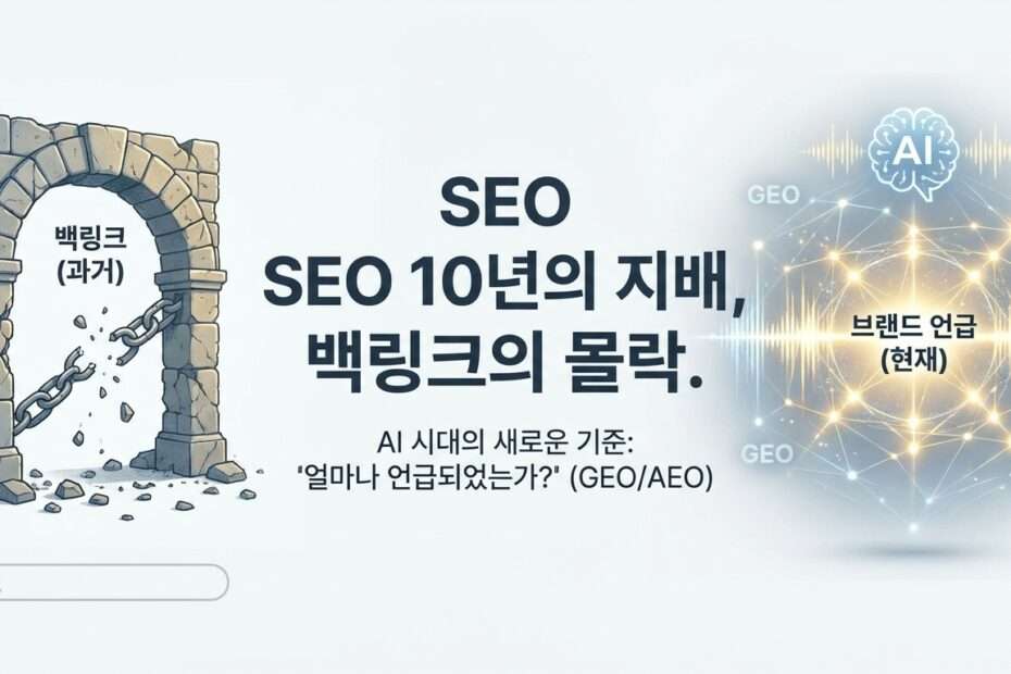 백링크의 3배, '언급'이 AI 검색 인용을 가른다 — 네이버 AI 브리핑은 아직 사각지대다