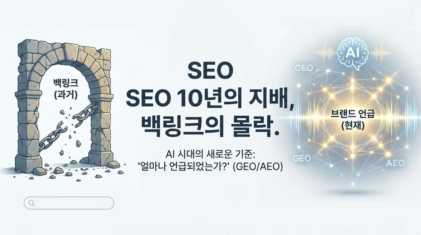 백링크의 3배, '언급'이 AI 검색 인용을 가른다 — 네이버 AI 브리핑은 아직 사각지대다